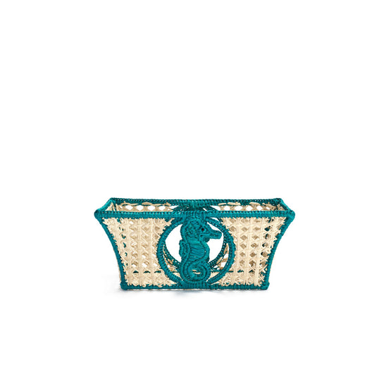 Raffia Seahorse Basket - C500