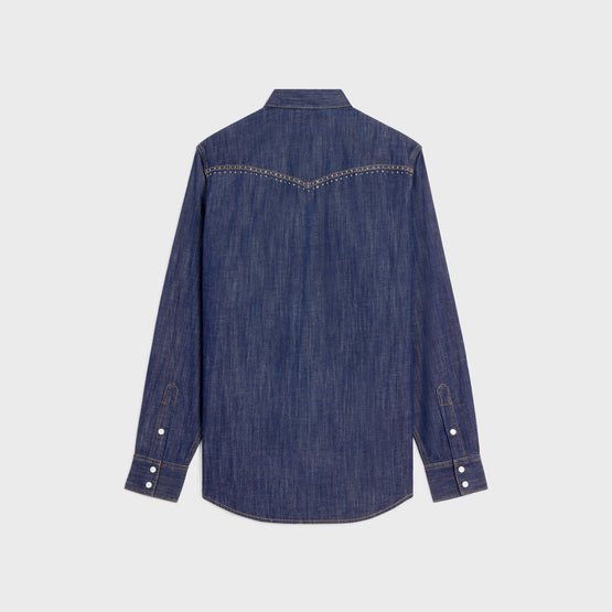 CHEMISE WESTERN STUDS IN LIGHTWEIGHT DENIM