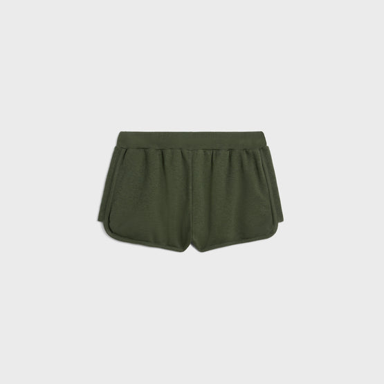 MINI SHORT JOGGER CELINE PARIS IN MOLLETON COTON CACHEMIRE