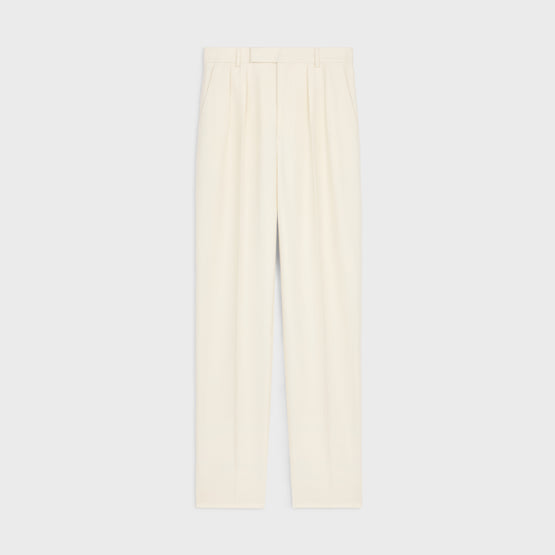 PANTALON KEITH 2 PLIS IN CASHMERE FLANNEL