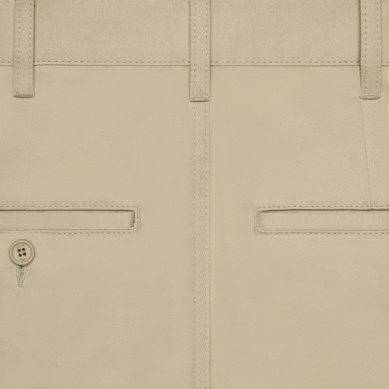 PANTALON CHINO KEITH 2 PLIS IN COTON DRILL