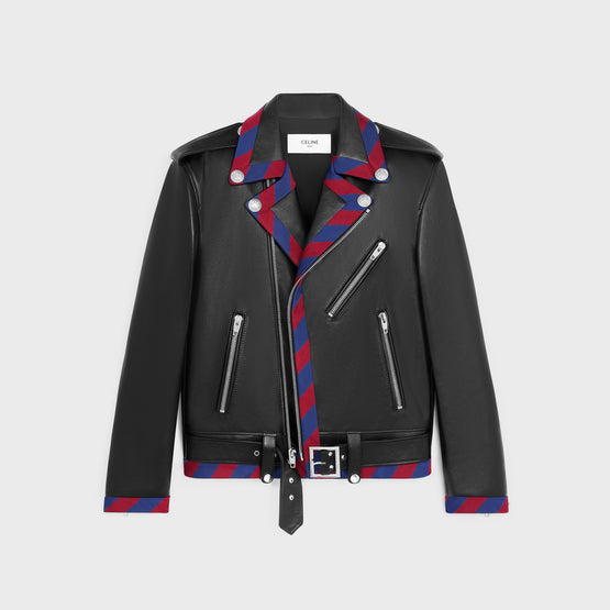 BIKER GALON CLUB IN CALFSKIN