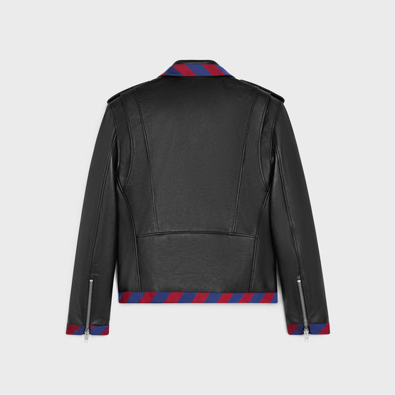BIKER GALON CLUB IN CALFSKIN