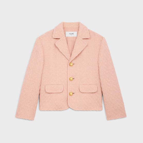 VESTE GARANCE IN NATTE LAINE CROISETTE