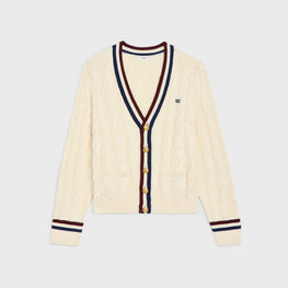 CARDIGAN TRIOMPHE IN COTON TORSADE