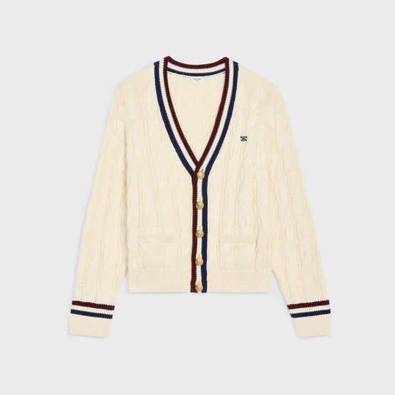 CARDIGAN TRIOMPHE IN COTON TORSADE