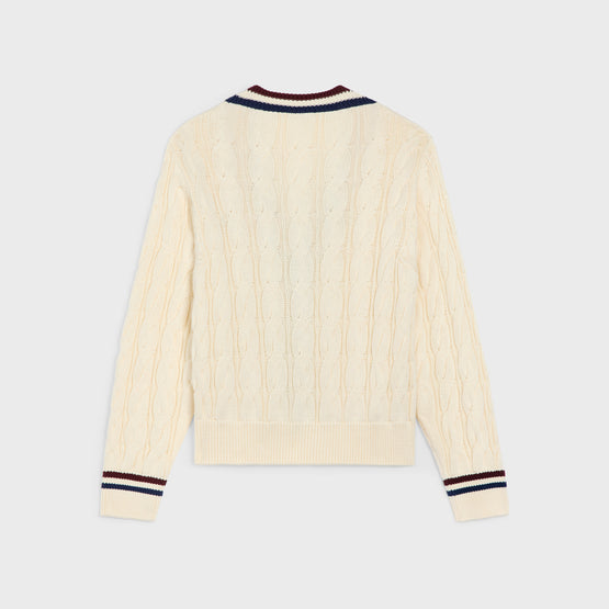 CARDIGAN TRIOMPHE IN COTON TORSADE