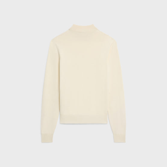 PULL COL MONTANT CLASSIQUE IN FINE WOOL