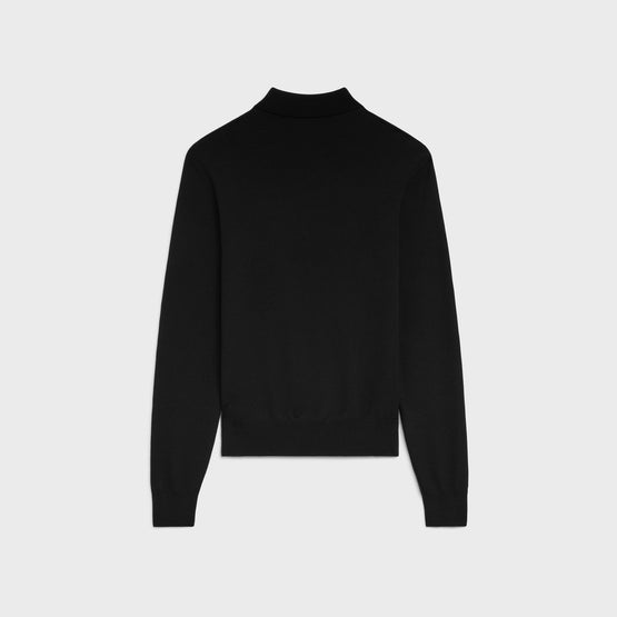 PULL COL MONTANT CLASSIQUE IN FINE WOOL