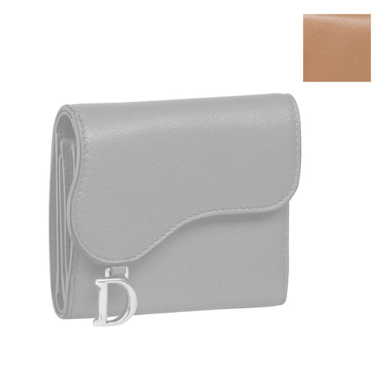 Women Saddle Medium Wallet Goatskin - M53U