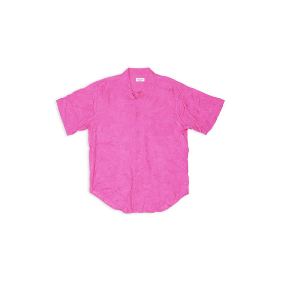 Women S/S Minimal Shirt - Pink