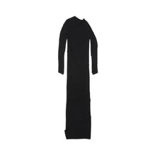 Women Spiral Maxi Dress - Black