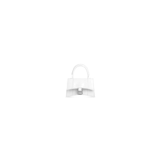 Women Hourglass Mini Bag W/Strap - White