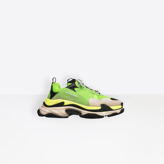 Men Triple S Sneak - Vert Fluo/Noir