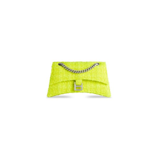 Women Crush Chain Bag S - Fluo Yellow