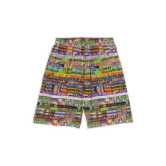Men Pyjama Shorts - Multico