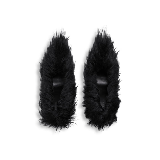 Women Flex Fur Pump H110 Fake Fur - Black