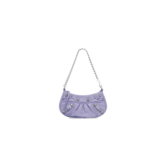 Women Le Cagole Mini Bag W/Chain - Lilac