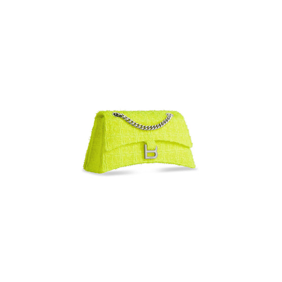 Women Crush Chain Bag S - Fluo Yellow