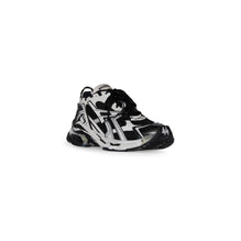 Men Runner Sneaker Bicolor - White/Black
