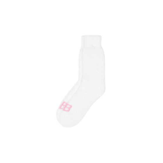 Women Socks Homewear - White/Pink