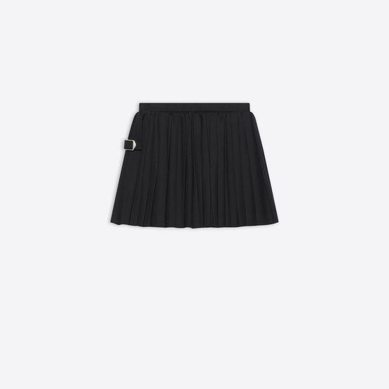 Women Mini Kilt Skirt - Black