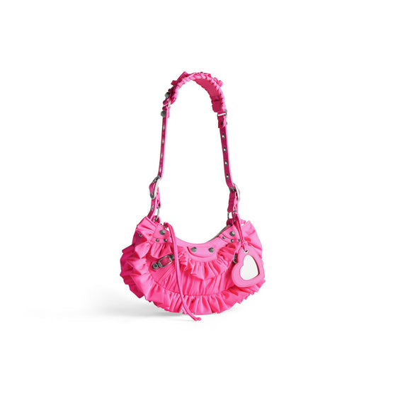 Women Le Cagole Shoulder Bag Xs - Shocking Pink