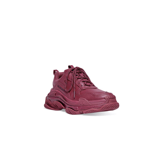 Women Triple S Fake Leat/Full Col/Nw - Burgundy