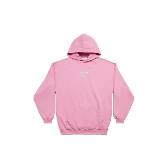 Women Medium Fit Hoodie - Pink/Silver