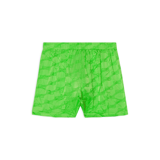 Women Pyjama Shorts - Apple Green