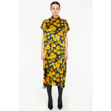 Women Rawcut Sl Dress - Yellow/Navy