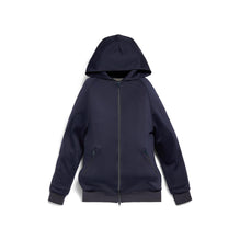 Men Inflatable Zip-Up Hoodie - Navy