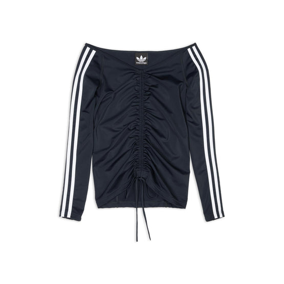 Women Open Shoulder Top - Black/White