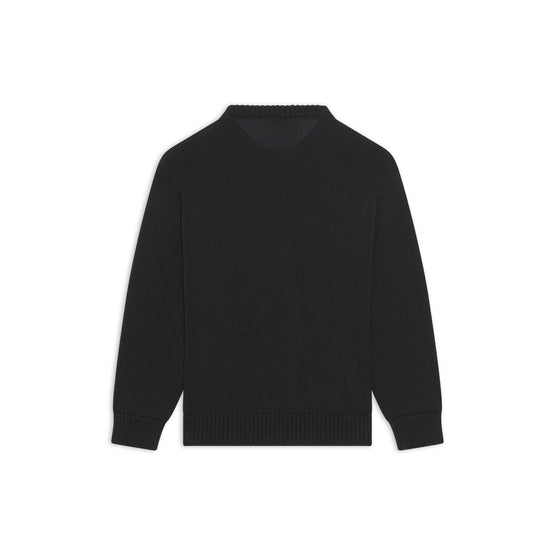 Men L/S Crewneck - Black