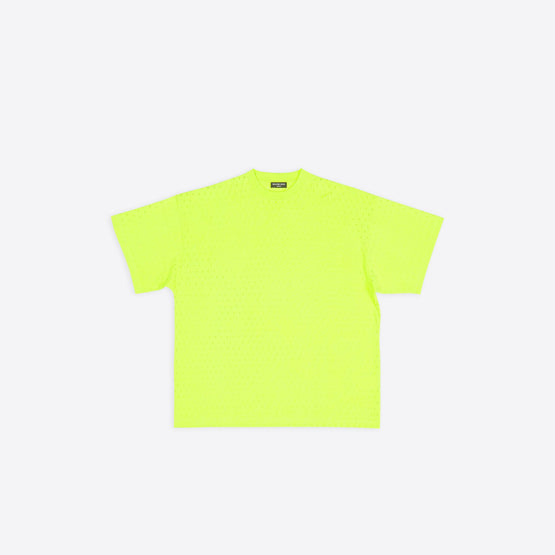 Men Oversized T-Shirt - Fluo Yellow
