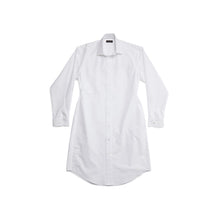 Women Hourglass Shirt Dress - White