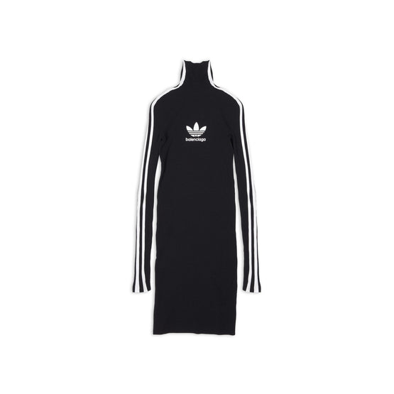 Women Adidas Athletic Dress - Black/White