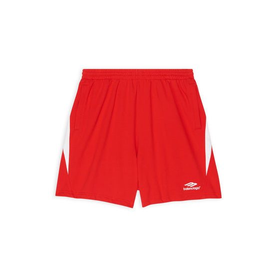 Men Tracksuit Shorts - Bright Red/Bk/Wt/Wt