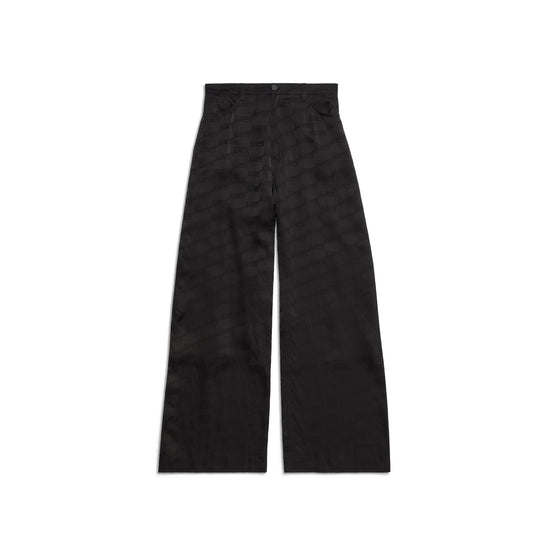 Women Low Waist Fluid Pants - Black