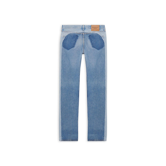 Men Chaps Pants - Dirty Light Blue