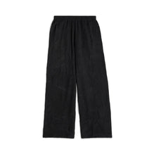 Men Crinkled Pants - Black