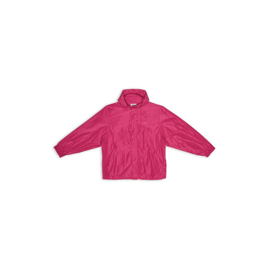 Women Short Windbreaker - Fuchsia