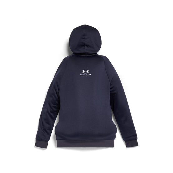 Men Inflatable Zip-Up Hoodie - Navy