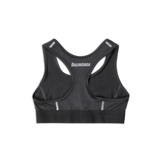 Women Sporty Bra - Black/Grey