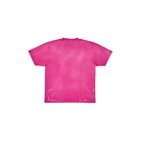 Women Large Fit T-Shirt - Dark Fuschia