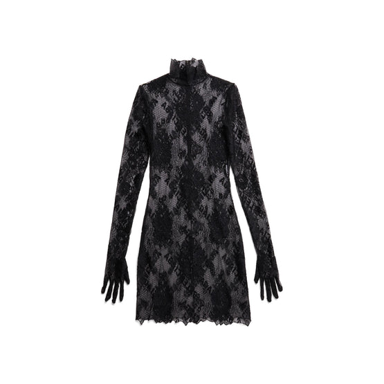 Women Glove Dress - Black