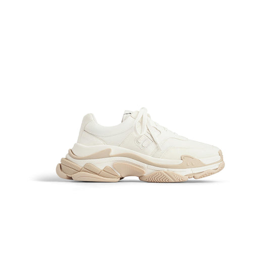 Men Triple S Bcl Nylon/Suede/Nw - Eggshell/Sand Beige