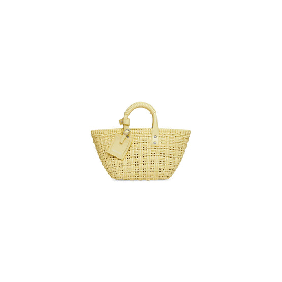 Women Bistro Basket Xs W/Strap - Pale Yellow
