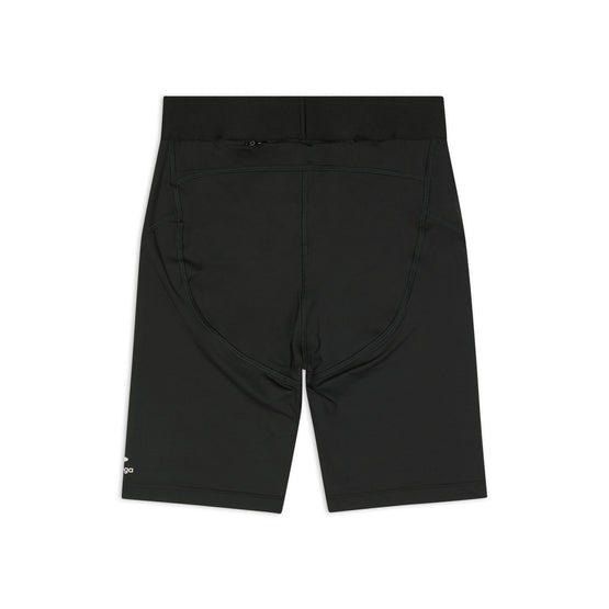 Women Athletic Cut Shorts - Black/White