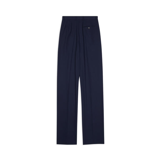 Men Large Fit Tailored Pants - Dark Navy